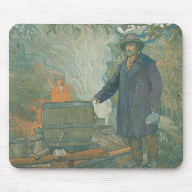 Forest Still Moonshiners White Lightning Liquor Mouse Mat (Front)