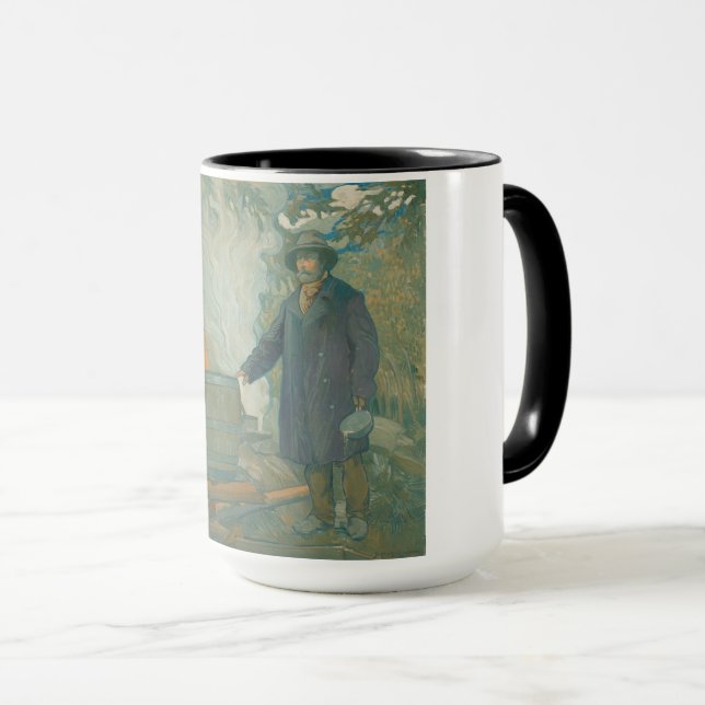 Forest Still Moonshiners White Lightning Liquor Mug (Front Right)