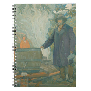 Forest Still Moonshiners White Lightning Liquor Notebook