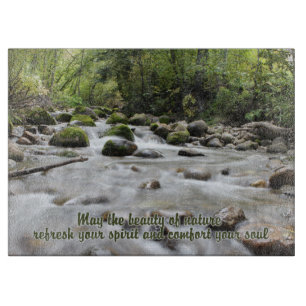 Forest Stream cutting board