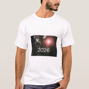 Forest Sun Rising 2026 - Nature Dawn Illustration T-Shirt