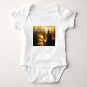 Forest Sunrise Baby Bodysuit
