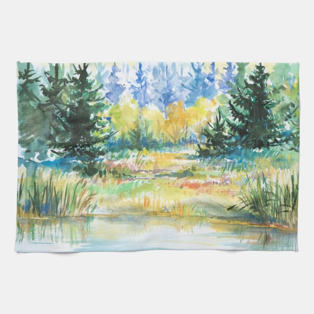 Forest Tea Towel (Horizontal)