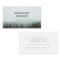 Forest Theme Mountain Designs Business Cards