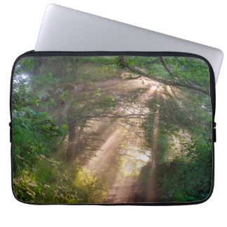 Forest trail laptop sleeve