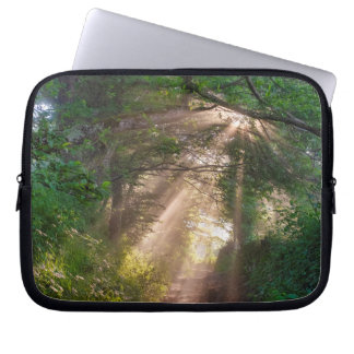 Forest trail laptop sleeve
