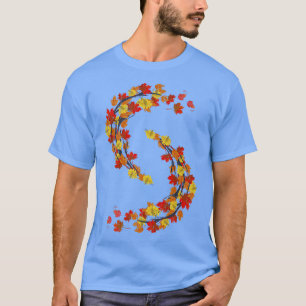Forest Tree Leaves Autumn Nature Leaves Colourful T-Shirt