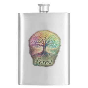 Forest Tree of Life Flask