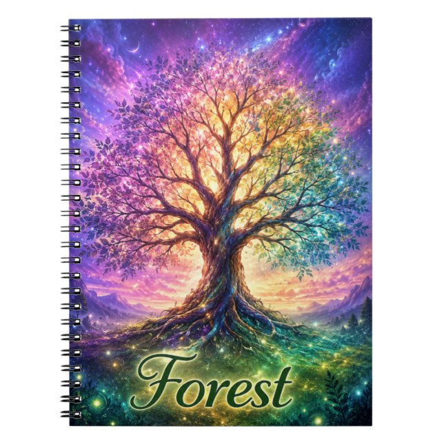 Forest Tree of Life Notebook (Front)