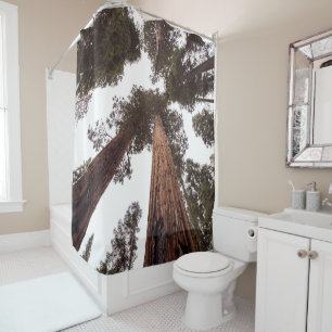 forest, tree shower curtain
