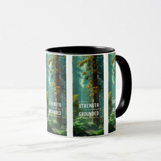 Forest Tree Strength Grounded Nature Meditation Mug
