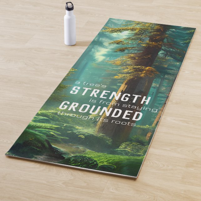 Forest Tree Strength Grounded Nature Meditation  Yoga Mat (In Situ)