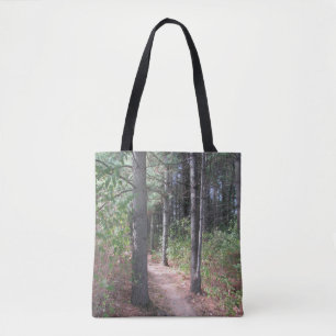 Forest Trees Double Sided Tote Bag