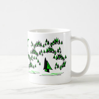 forest trees mug