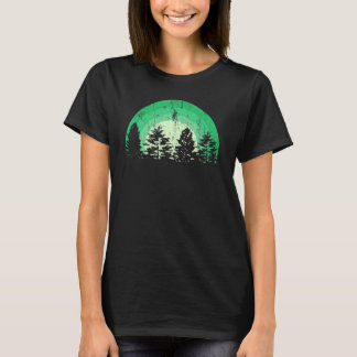 Forest Trees Outdoors Nature Sunset Forest T-Shirt