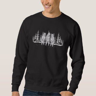 Forest Trees Reflection Outdoor Wildlife Animal Be Sweatshirt
