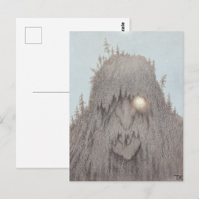 Forest Troll Theodor Kittelsen Postcard (Front/Back)