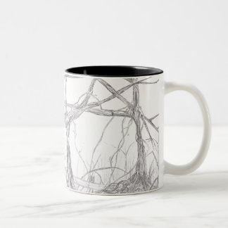 Forest Two-Tone Coffee Mug