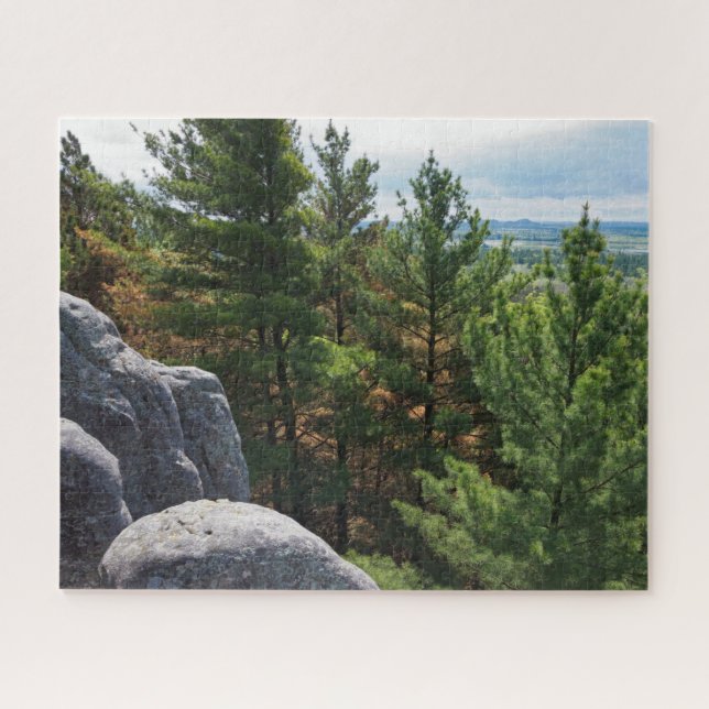 Forest Valley Overlook at Castle Mound Jigsaw Puzzle (Horizontal)