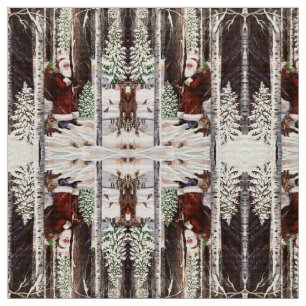 Forest Visitor 2 Fabric