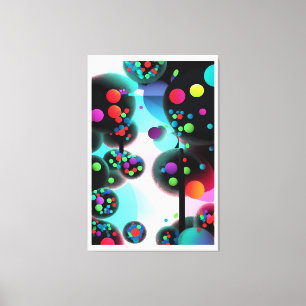 Forest Walk in Your Mind Ken Gage Fantasy OpArt Canvas Print