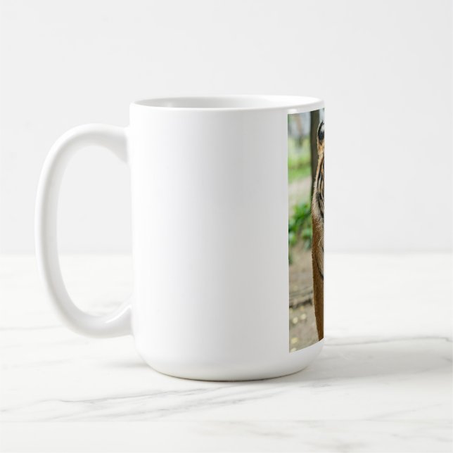 Forest walking tiger  coffee mug (Left)