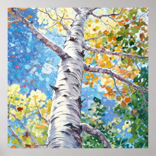 Forest Watercolor Painting Art Print