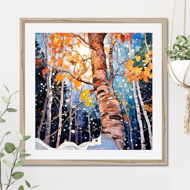  Forest Watercolor Painting Poster (Creator Uploaded)