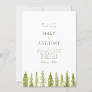 Forest Wedding Invitations