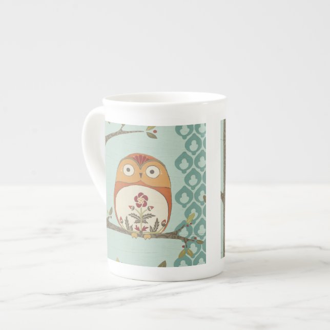 Forest Whimsy II Bone China Mug (Front Left)