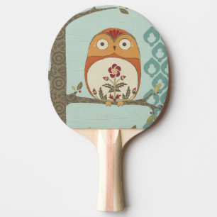Forest Whimsy II Ping Pong Paddle