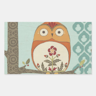 Forest Whimsy II Rectangular Sticker