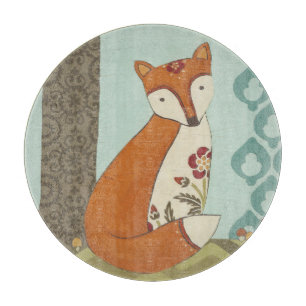 Forest Whimsy III Cutting Board