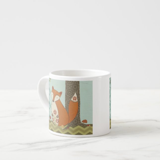Forest Whimsy IV Espresso Cup (Front Left)