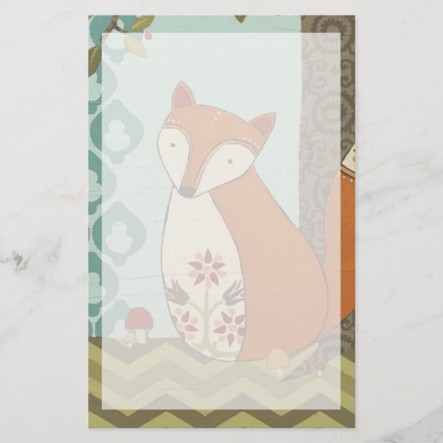 Forest Whimsy IV Stationery (Front)