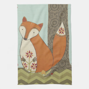 Forest Whimsy IV Tea Towel
