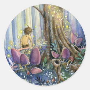 Forest Whisperings Classic Round Sticker