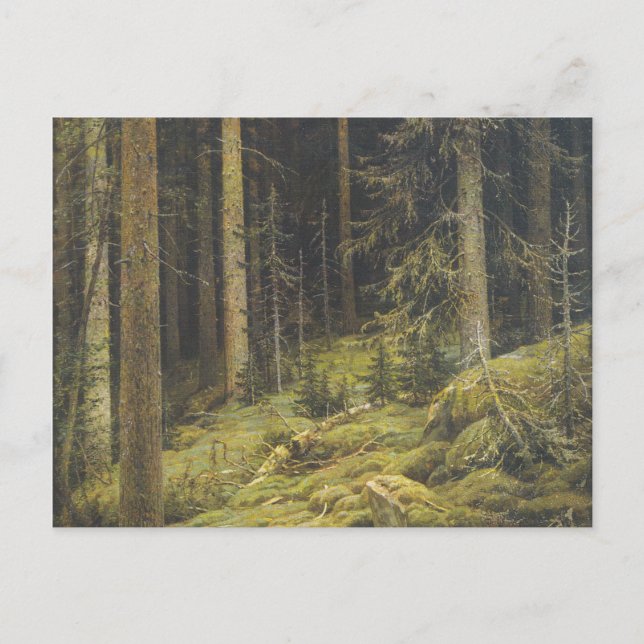 Forest Wilderness By Ivan Shishkin Postcard (Front)