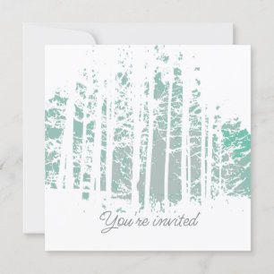 Forest Wilderness Outdoor Park Birthday Invitation