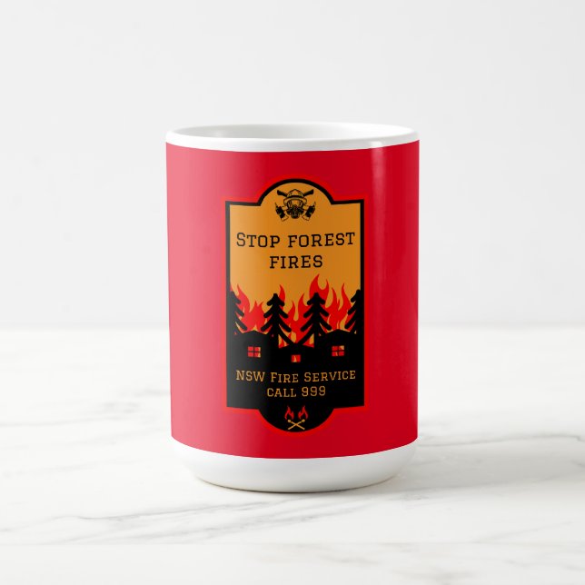 Forest Wildfire Prevention Coffee Mug (Center)