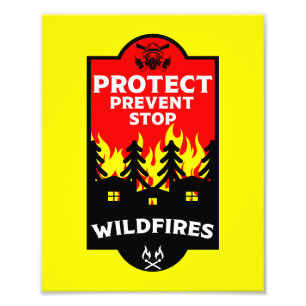 Forest Wildfire Prevention Photo Print