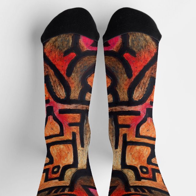  Forest Witch, Paul Klee Abstract Art Socks (Top)