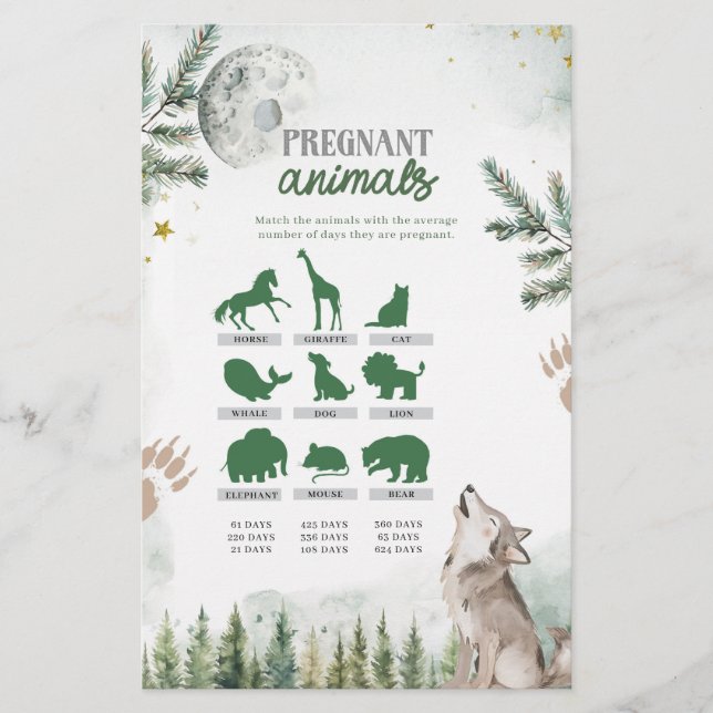 Forest Wolf  Pregnant Animals Games (Front)