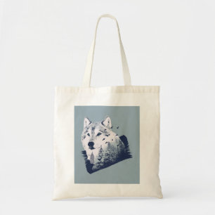 Forest Wolf Tote Bag