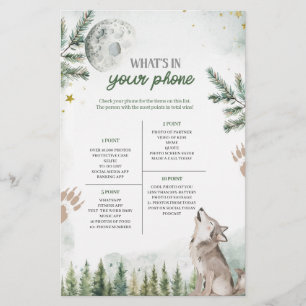 Forest Wolf What's In Your Phone Game