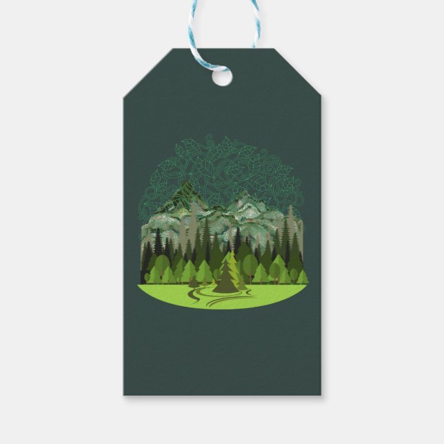 Forest, Wood, Nature Gift Tags (Front)
