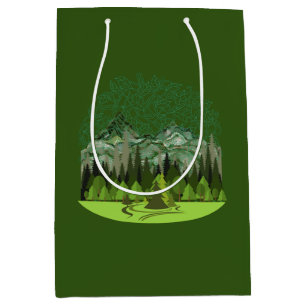 Forest, Wood, Nature Medium Gift Bag