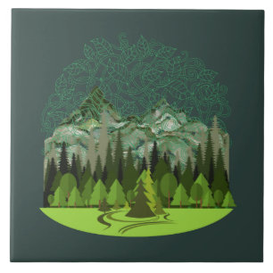 Forest, Wood, Nature Tile