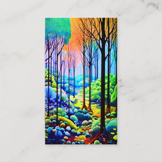 Forest Wood Trail Business Card (Front)