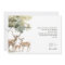 Forest Woodland Animals Baby Shower Flat